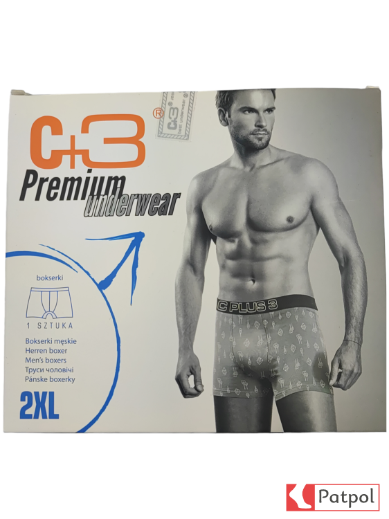 Bokserki męskie 95% bawełny C+3 #1