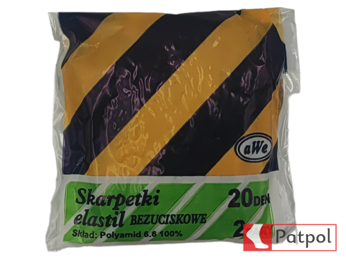 Skarpetki Elastil 20 den 2 pary Folia AWE #1