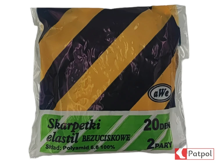 Skarpetki Elastil 20 den 2 pary Folia AWE #1