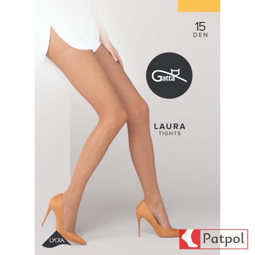 Rajstopy Lycra 15 den LAURA GATTA #1